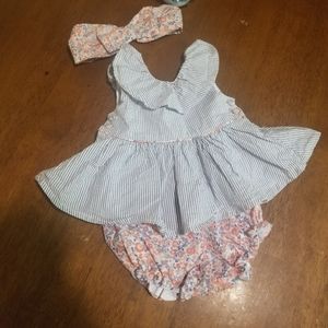 Floral Little Dress Set